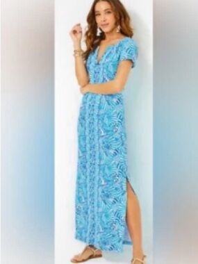 Lilly Pulitzer Sophiletta U P F Maxi Dress Sz Medium
